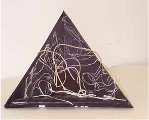 Triangle Sculpture 2 by Nura Petrov